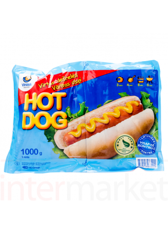 Dešrelės Hot Dog 0,91kg